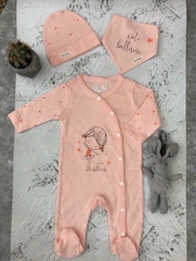 Set Body Momma Baby kèm mũ, yếm