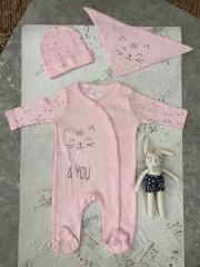 Set Body Momma Baby kèm mũ, yếm