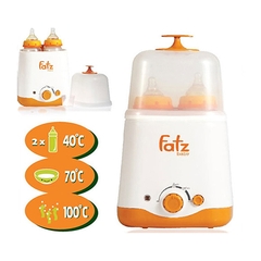 Máy tiệt trùng hâm sữa đa năng 2 bình Fatzbaby FB3011SL