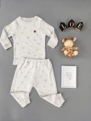 Bộ cài vai dài tay Momma Baby bé trai