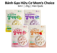 BÁNH GẠO HỮU CƠ MOM’S CHOICE 25gr