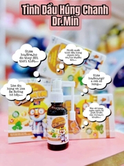 Xịt họng tinh dầu húng chanh Dr.Min