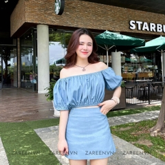 CHÂN VÁY CHỮ A DENIM ZAREEN VAA44