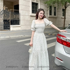 ĐẦM HOA THUN CHỈ ZAREEN DAX73