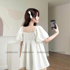 ÁO BABYDOLL XẾP LY NGỰC TAY PHỒNG ZAREEN VOA118