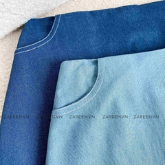 CHÂN VÁY CHỮ A DENIM ZAREEN VAA44