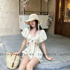 QUẦN SHORT LINEN LƯNG THUN ZAREEN SHO49