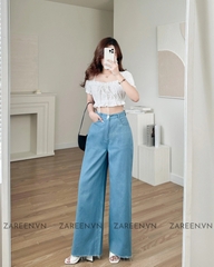 QUẦN JEANS ỐNG RỘNG BASIC ZAREEN JEA148