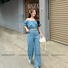 QUẦN TÂY SUÔNG DENIM BASIC ZAREEN TRS25