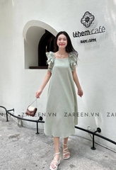 ĐẦM LINEN DÁNG DÀI TAY BÈO ZAREEN DAX84