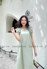 ĐẦM LINEN DÁNG DÀI TAY BÈO ZAREEN DAX84