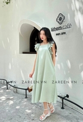 ĐẦM LINEN DÁNG DÀI TAY BÈO ZAREEN DAX84