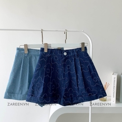 QUẦN SHORT DENIM HỌA TIẾT ZAREEN SHO47