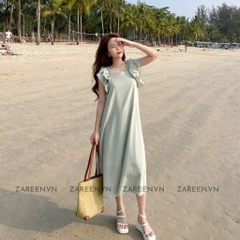 ĐẦM LINEN DÁNG DÀI TAY BÈO ZAREEN DAX84