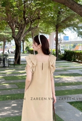 ĐẦM LINEN DÁNG DÀI TAY BÈO ZAREEN DAX84