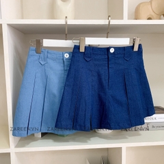 CHÂN VÁY DENIM XẾP LY ZAREEN VAA47