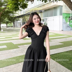 ĐẦM DÀI CỔ V ZAREEN DAX76