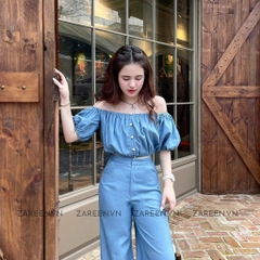 QUẦN TÂY SUÔNG DENIM BASIC ZAREEN TRS25