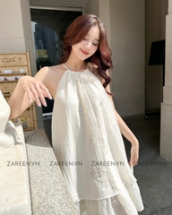 ĐẦM YẾM 2 TẦNG THÊU HOA ZAREEN DAX79