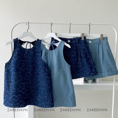 QUẦN SHORT DENIM HỌA TIẾT ZAREEN SHO47