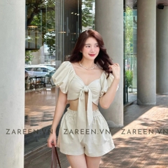 ÁO CROPTOP BUỘC NƠ NGỰC ZAREEN VOA131