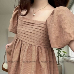 ÁO BABYDOLL XẾP LY NGỰC TAY PHỒNG ZAREEN VOA118