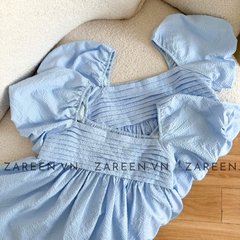 ÁO BABYDOLL XẾP LY NGỰC TAY PHỒNG ZAREEN VOA118