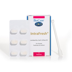 Viên đặt phụ khoa Biocare IntraFresh Plus hộp 10 viên mẫu mới