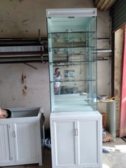 Thi công tủ rượu cho nhà Anh Tú ở Mỗ Lao