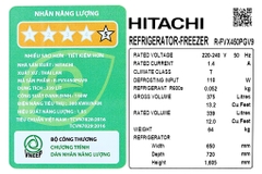 Tủ lạnh Hitachi Inverter 339 lít R-FVX450PGV9 GBK