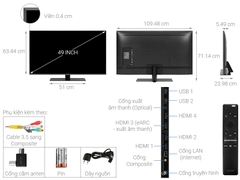 Smart Tivi QLED Samsung 4K 49 inch QA49Q80T Model 2020