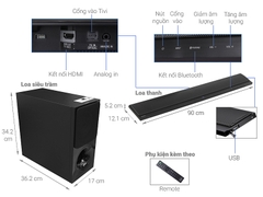 Loa Soundbar Sony 2.1 HT-CT390 300W