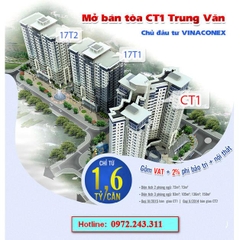  Mở bán chung cư Trung Văn cao cấp