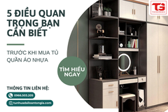 5 điều quan trọng cần biết trước khi mua tủ nhựa đựng quần áo 