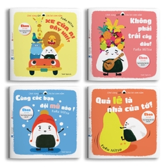 Bộ sách 4 cuốn - Chơi Cùng Giri - Chú Bé Cơm Nắm Phần 1