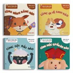 Bộ sách 4 cuốn - Kỹ năng sống - Để con yêu tự lập