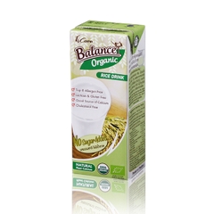 Organic Rice Drink No Sugar 4care Balance 180ml
