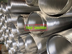 Ống gió nhôm nhúng chịu nhiệt (DÙNG ĐỂ HÚT KHÍ NÓNG)
