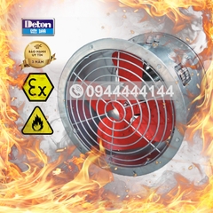 Quạt hướng trục tròn chống cháy nổ Deton SBFB50-4 (750W)