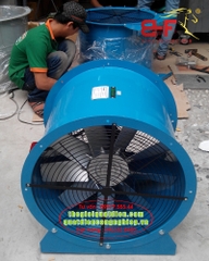 Quạt hướng trục cấp gió đường ống QT-400 (Công Suất 1HP)