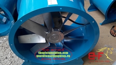 Quạt hướng trục cấp gió đường ống QT-400 (Công Suất 1HP)