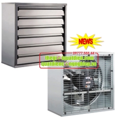 Quạt thông gió vuông [TRỰC TIẾP] độ ồn thấp DF-68