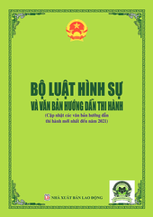 Bộ Luật Hình Sự Và Văn Bản Hướng Dẫn Thi Hành