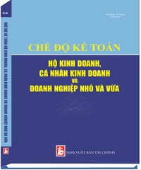 Sách Chế độ kế toán hộ kinh doanh, cá nhân kinh doanh và doanh nghiệp nhỏ và vừa