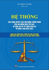 Combo 3 cuốn Hệ Thống Các Nghị Quyết Của Hội Đồng Thẩm Phán Tòa Án Nhân Dân Tối Cao
