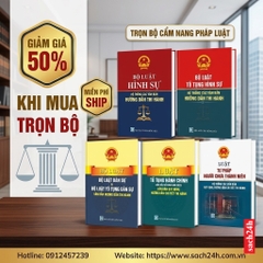 Combo 5 cuốn sách Bộ luật Hình sự, Bộ luật Tố tụng Hình sự, Bộ luật Dân sự & Bộ luật Tố tụng Dân sự, Luật Tố tụng Hành chính, Luật Tư pháp Người chưa thành niên & Hệ thống các văn bản hướng dẫn thi hành.