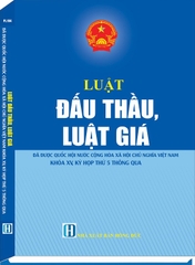 Sách Luật Đấu Thầu, Luật Giá Đã Được Quốc Hội Nước Cộng Hòa Xã Hội Chủ Nghĩa Việt Nam Khóa XV, Kỳ Họp Thứ 5 Thông Qua