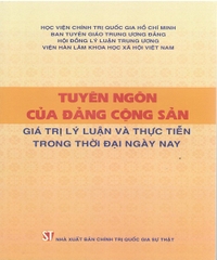 Tuyên Ngôn Của Đảng Cộng Sản Giá Trị Lý Luận Và Thực Tiễn Trong Thời Đại Ngày Nay