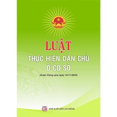 Sách - Luật Thực hiện dân chủ ở cơ sở