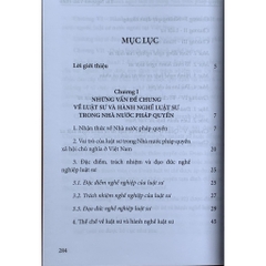Sách - Thể chế về luật sư và hành nghề luật sư trong nhà nước pháp quyền